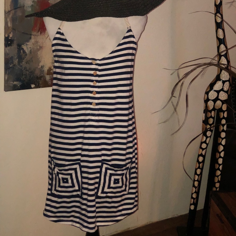 Nautical Halter Dress
